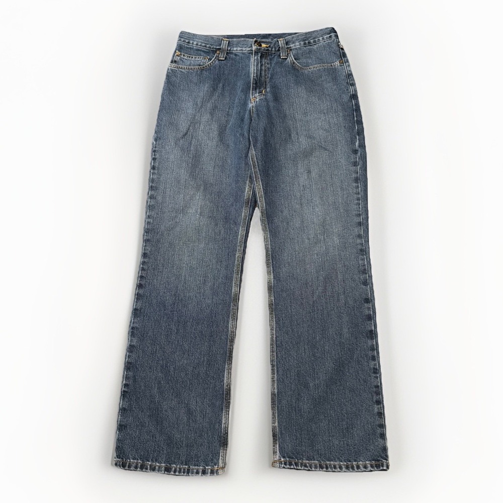 Carhartt Jeans Mens 34X32 (Fits 34x31) Relaxed Fit Blue Medium‎ Wash Workwear